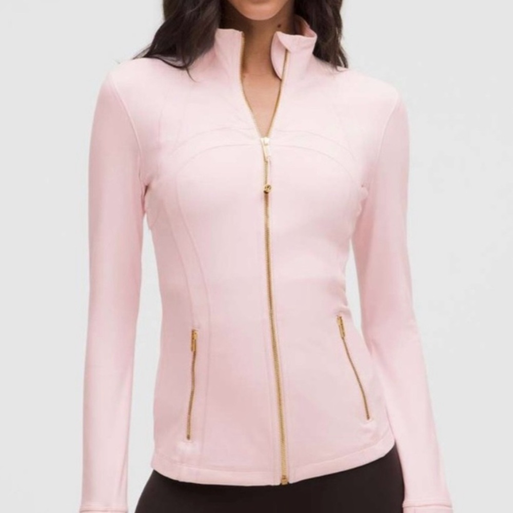 Lululemon Define Jacket *Nulu Blissful Pink Gold metal Zipper 🌸 Women’s size 6